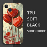 Heart iPhone 15 Plus/Pro/Pro Max Silicone Case - Soft Protective TPU Cover